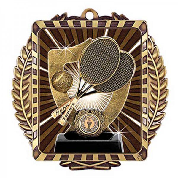 Lynx Series Tennis Medal - shoptrophies.com