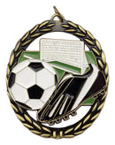 Negative Space Soccer Medal - shoptrophies.com