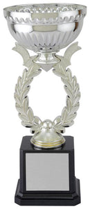 Plastic and Metal Silver Wreath Cup - shoptrophies.com
