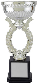 Plastic and Metal Silver Wreath Cup - shoptrophies.com