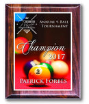 Rainbow Series Walnut Plaque - shoptrophies.com