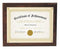 Recessed Cherrywood Certificate Plaque - shoptrophies.com