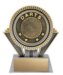 Resin Apex Darts Antique Silver & Gold Trophy - shoptrophies.com