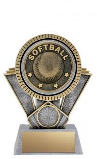 Resin Apex Softball Trophy in Silver and Gold - shoptrophies.com