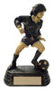 Resin Aztec Gold Female Player Soccer Trophy - shoptrophies.com