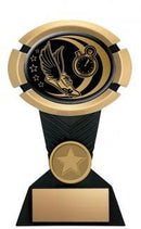 Resin Black Gold Impact Track Trophy - shoptrophies.com