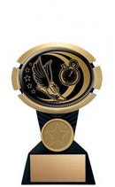 Resin Black Gold Impact Track Trophy - shoptrophies.com