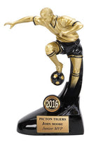 Resin Evolution Single Soccer Trophy - shoptrophies.com