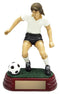 Resin Female Player Soccer Trophy - shoptrophies.com