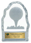 Resin Glass Iceberg Golf Trophy - shoptrophies.com