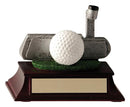 Resin Golf Club & Ball Trophy - shoptrophies.com