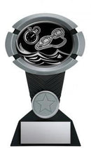 Resin Impact Swimming Trophy in Black and Silver - shoptrophies.com