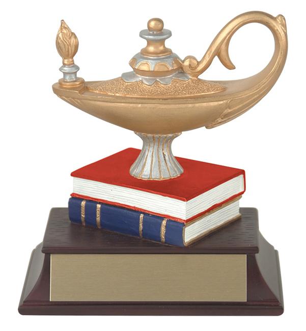 Resin Lamp of Knowledge Trophy - shoptrophies.com