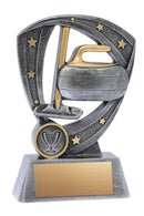 Resin Pro Shield Curling Trophy - shoptrophies.com