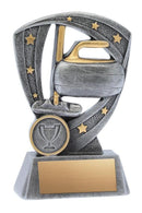 Resin Pro Shield Curling Trophy - shoptrophies.com