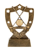 Resin Shield Star Golf Trophy - shoptrophies.com