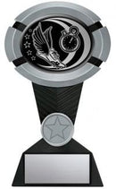 Resin Silver Gold Impact Track Trophy - shoptrophies.com