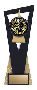 Resin Solar Black Gold Track Trophy - shoptrophies.com