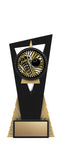 Resin Solar Series Lacrosse Trophy in Black and Gold - shoptrophies.com