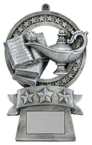 Resin Star Medal Knowledge Trophy - shoptrophies.com