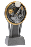 Resin Vortex Male Golfer Trophy - shoptrophies.com