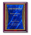 Rosewood Piano Finish Tribute Plate Plaque - shoptrophies.com