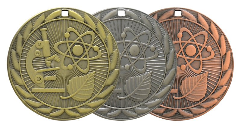 Science Iron Medal - shoptrophies.com