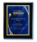 Shooting Stars Piano Finish Plaque - shoptrophies.com