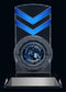 Snap-In Blue Insert Holder Acrylic Award - shoptrophies.com