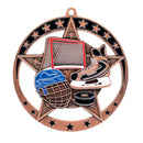 Star Hockey Medal - shoptrophies.com
