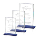 Starfire Crystal Blue Arianna Trophy Award - shoptrophies.com