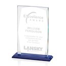 Starfire Crystal Blue Arianna Trophy Award - shoptrophies.com