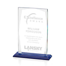 Starfire Crystal Blue Arianna Trophy Award - shoptrophies.com
