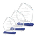 Starfire Crystal Blue Durham Trophy Award - shoptrophies.com