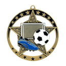 Stars Soccer Medal - shoptrophies.com