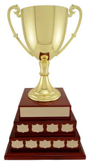 Triumph Annual Cup Annual on 3 Tier Piano Finish Base - shoptrophies.com