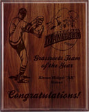 Walnut Traditional Bevel Plaque - shoptrophies.com