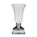 White with Silver Base Contempo Ceramic Cup - shoptrophies.com