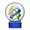 Crystal Galileo Award on Paragon Base - Blue