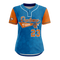 Ampd One Button Short Sleeve Softball Jersey