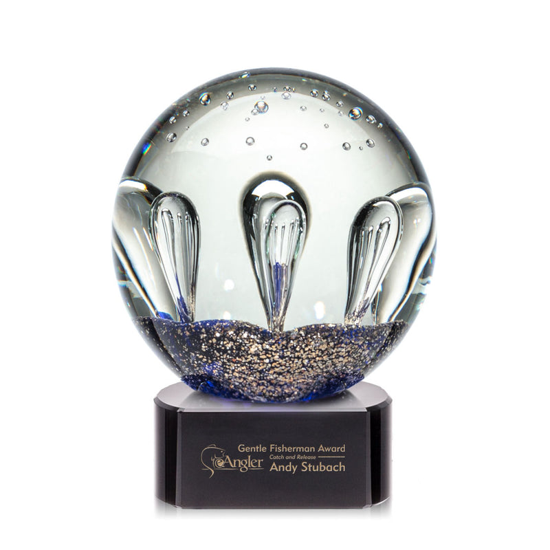 Crystal Serendipity Award on Paragon Base - Black