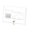 Cantebury Horizontal Rectangle Crystal Award Gold