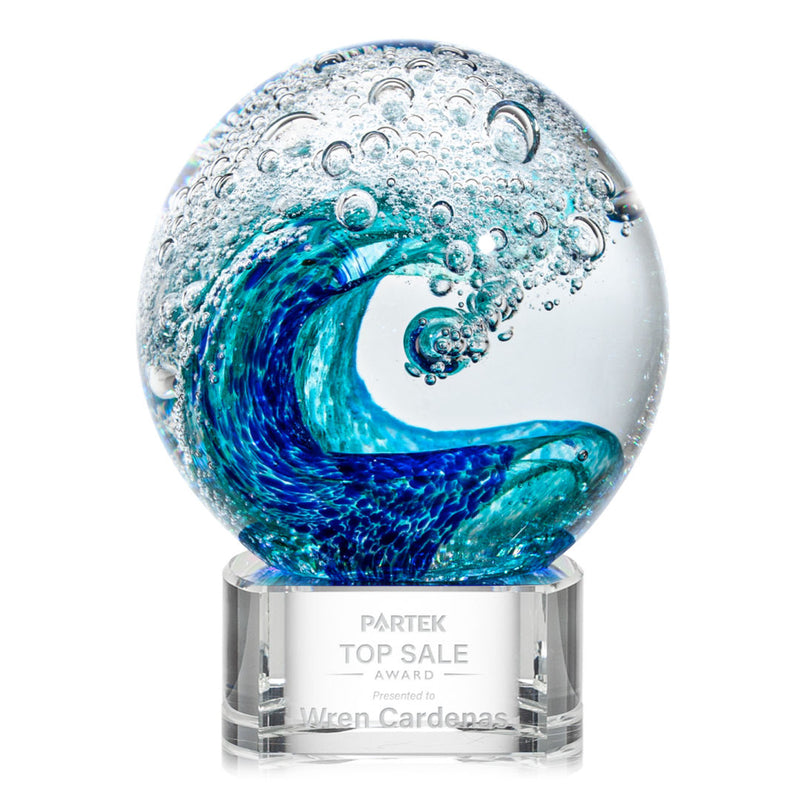 Crystal Surfside Award on Paragon - Clear