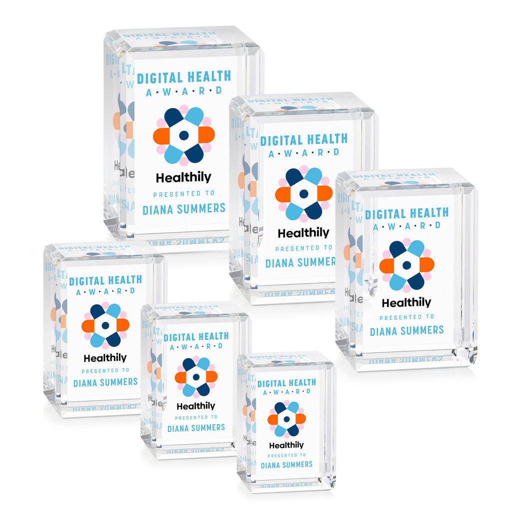 Fulton Cube VividPrint™ Award - Vertical – shoptrophies.com