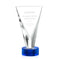 Mustico Optical Crystal Award Blue Base