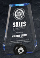 Pinnacle Stamped Acrylic Award