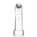 Crystal Dunbar Golf Award on Base - Clear