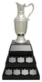 St Andrews 3 Tier Nickel Plated Annual Jug Trophy Cup