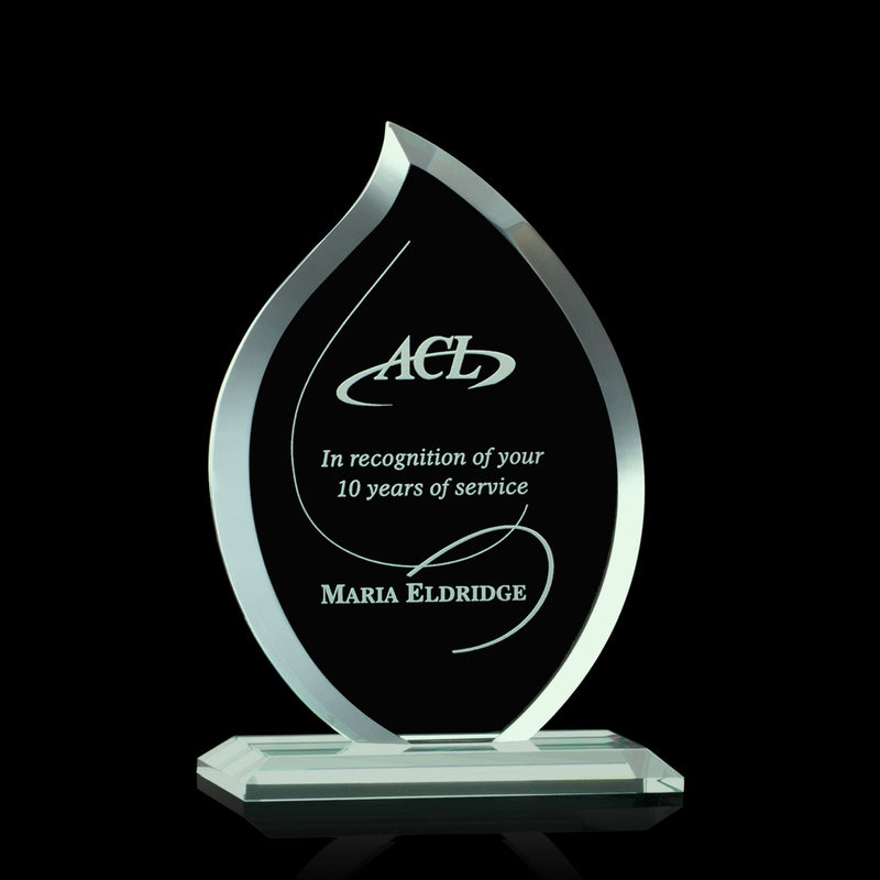 Nestor Flame Award - Jade Glass