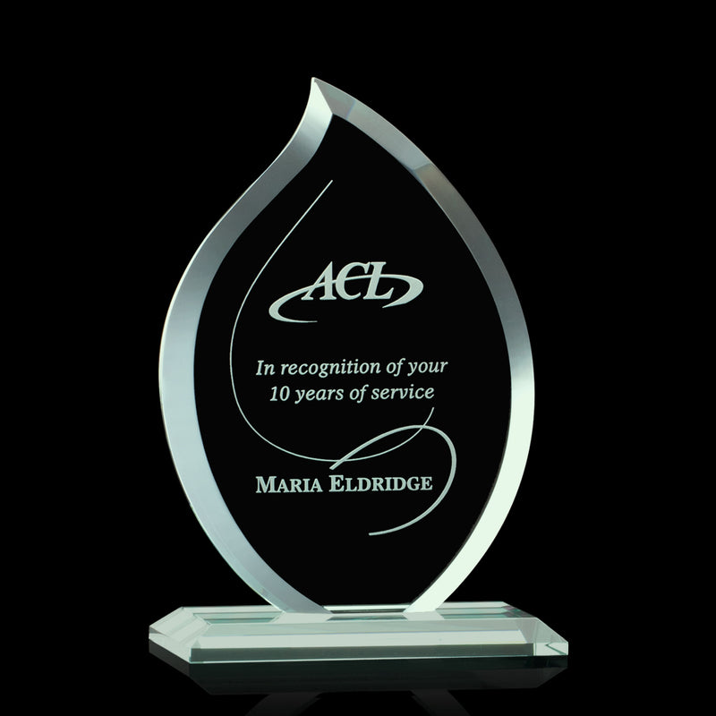 Nestor Flame Award - Jade Glass